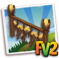 Wooden Cornstalk Fence